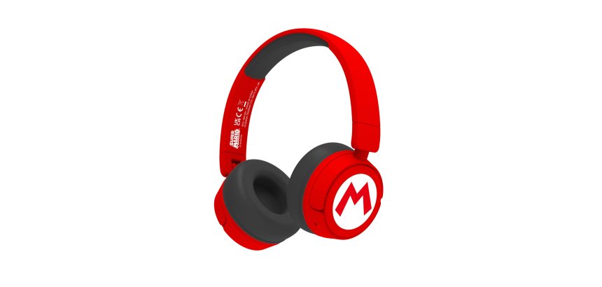 OTL Technologies Super Mario Auriculares Inalámbrico y alámbrico Diadema Música USB Tipo C Bluetooth Rojo, Negro