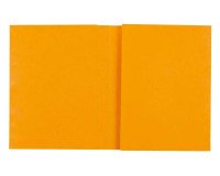 Protège cahier carte lustrée 265g - 24x32 cm - Jaune