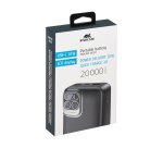 Rivacase VA2521 power bank Lithium Polymer (LiPo) 20000 mAh Grey