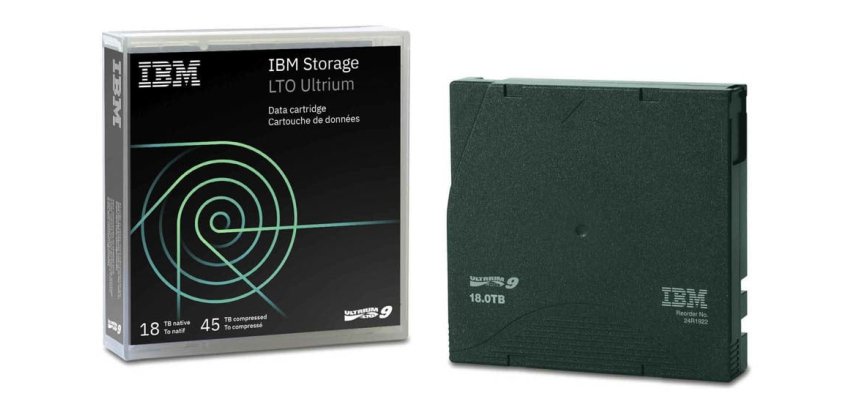 IBM 02XW568 Blank data tape 18 TB LTO