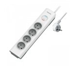 MCL SPN7040WA/19 multiprise 2 m 4 sortie(s) CA Intérieure Blanc