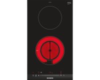 SIEMENS Domino vitroceramique ET375FFP1E, IQ300, 2 foyers, Profil inox