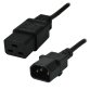 MCL MC913-2M câble électrique Noir Coupleur C14 Coupleur C19