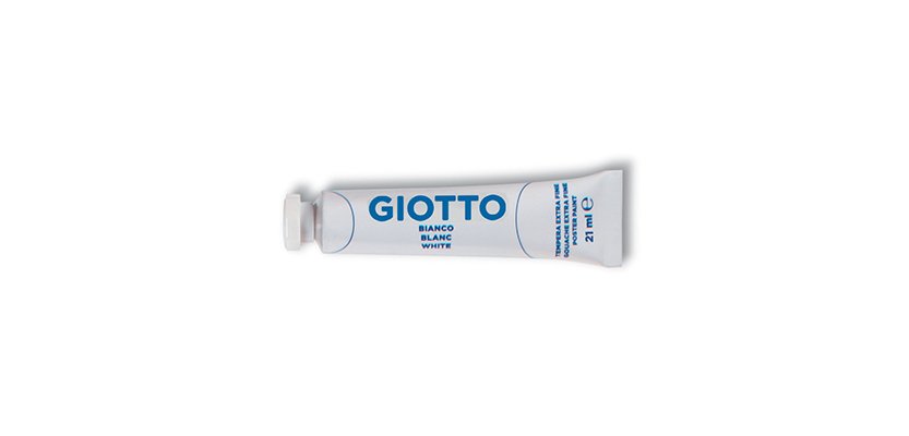 Giotto 355001 colore a tempera 21 ml Tubo Bianco