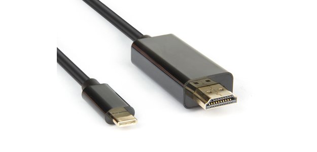 Hamlet XVAUC-HDM4K20 cavo e adattatore video 2 m USB tipo-C HDMI tipo A (Standard) Nero