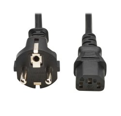 Eaton P054-01M-EU câble électrique Noir 1 m CEE7/7 IEC C13