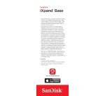 SanDisk iXpand Base Smartphone, Tablette Noir, Argent CC Charge rapide Intérieure