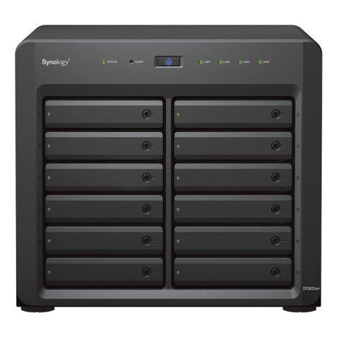 Synology DiskStation DS3622xs+ NAS Tower Intel® Xeon® D D-1531 16 Go DDR4 0 To DiskStation Manager Noir