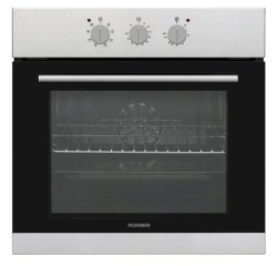 TELEFUNKEN Four encastrable catalyse TFKFM65I2, 65 litres, Chaleur brassée, Minuteur