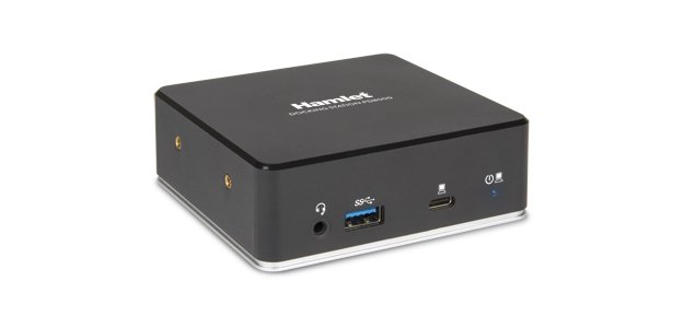 Hamlet HDKC-PD8000 replicatore di porte e docking station per laptop Cablato USB 3.2 Gen 1 (3.1 Gen 1) Type-C Nero