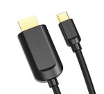 Vention Cable Conversor HDMI 1.4 4K CGUBG/ USB Tipo-C Macho - HDMI Macho/ 1.5m/ Negro