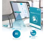 I.R.I.S. IRIScan Visualizer 7 + Readiris Dyslexic 2.0 Escáner de captura aérea 4160 x 3120 DPI A3 Azul ártico, Plata