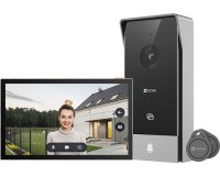 EZVIZ HP5 système vidéophone 17,8 cm (7") Noir, Argent