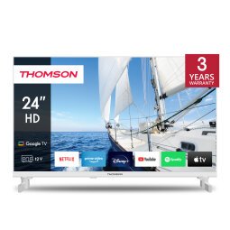 THOMSON TV LED 60 cm 24HG2S14CW - Google TV - 12Volt - Blanc