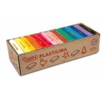 Pâte à modeler jovi plastilina végétale assortiment 15 pains 350g