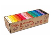 Pâte à modeler jovi plastilina végétale assortiment 15 pains 350g