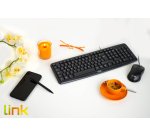 LINK Kit Tastiera Italiana 108 Tasti E Mouse Ottico Con Cavo Usb