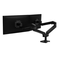 Ergotron LX Pro Series 45-686-292 soporte para monitor 68,6 cm (27") Escritorio Negro