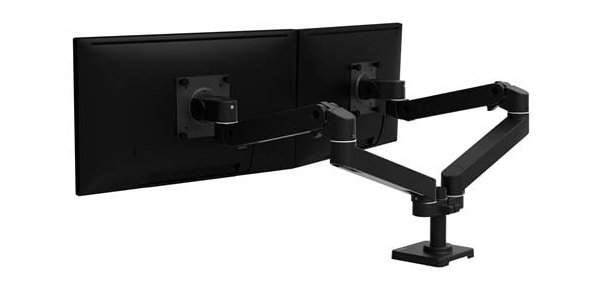 Ergotron LX Pro Series 45-686-292 soporte para monitor 68,6 cm (27") Escritorio Negro