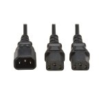 Eaton P004-02M-2C13EU câble électrique Noir 2 m IEC C14 IEC C13