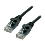 MCL 5m Cat6a U/UTP câble de réseau Noir U/UTP (UTP)