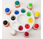 Palette godets et 10 tampons mousse dont 2 gratuits