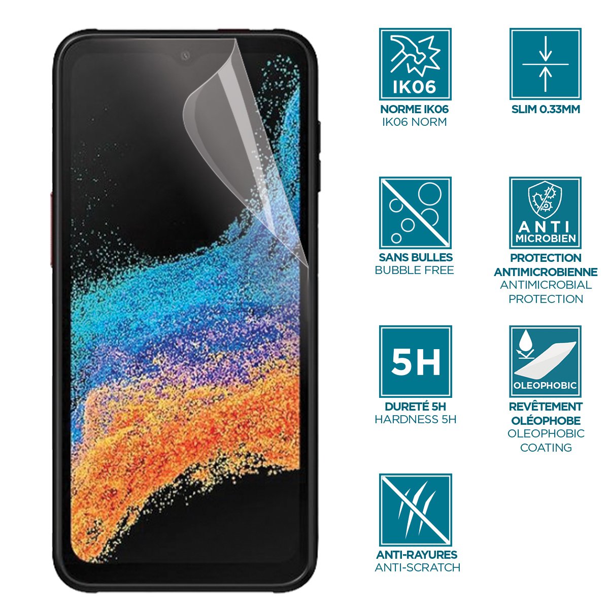 Mobilis 036271 protezione per lo schermo e il retro dei telefoni cellulari Pellicola proteggischermo trasparente Samsung 1 pz