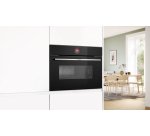BOSCH Four combiné micro-ondes CMG7241B1, Série 8, Combiné micro ondes compact