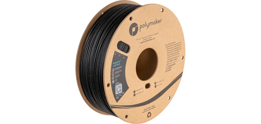 Polymaker PA08001 3D Printing Material Polylactic Acid (PLA) Black 800 g