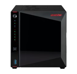 Asustor AS5404T serveur de stockage NAS Intel® Celeron® N5105 4 Go DDR4 0 To ADM Noir
