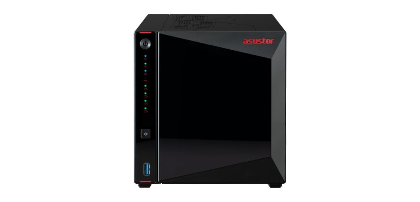 Asustor AS5404T serveur de stockage NAS Intel® Celeron® N5105 4 Go DDR4 0 To ADM Noir