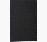 Registre 36x22,5cm 5x5 folioté 200 pages - Noir