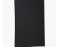Registre 36x22,5cm 5x5 folioté 200 pages - Noir