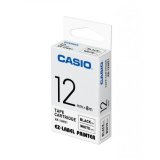 Casio XR-12WE1 nastro per etichettatrice Nero su bianco