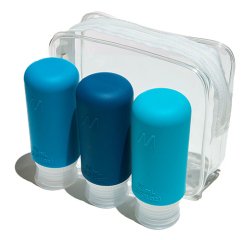 Muitomas TRBOTTLES3BL botella y recipiente de viaje Silicona Botella flexible