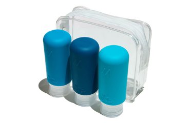 Muitomas TRBOTTLES3BL botella y recipiente de viaje Silicona Botella flexible