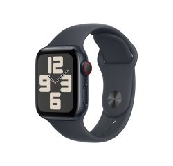 Apple Watch SE OLED 40 mm Digital 324 x 394 Pixeles Pantalla táctil 4G Negro Wifi GPS (satélite)