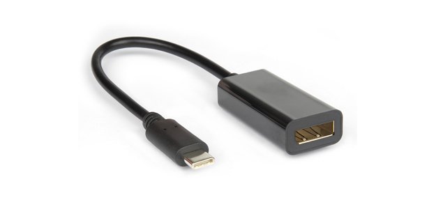 Hamlet XVAUC-DP4K cavo e adattatore video USB tipo-C DisplayPort Nero