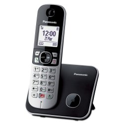 Panasonic KX-TG6851JTB telephone DECT telephone Caller ID Black, Grey