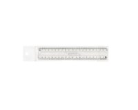 Artiglio 5249 righello Righello da scrivania 200 mm Plastica Bianco