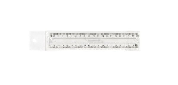Artiglio 5249 ruler Desk ruler 200 mm Plastic White