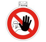 Plaque de signalisation 'Accès interdit'