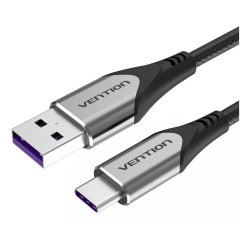 Vention COFHI cable USB USB 2.0 1,5 m USB C USB A 0,48 Gbit/s Negro, Gris