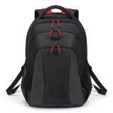 DICOTA D32119-RPET sac à dos Sac à dos normal Noir, Rouge Polyester, Polyéthylène téréphtalate recyclé (rPET)