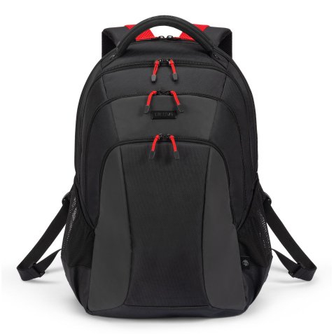 DICOTA D32119-RPET sac à dos Sac à dos normal Noir, Rouge Polyester, Polyéthylène téréphtalate recyclé (rPET)