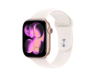Apple Watch Series 11 OLED 46 mm Numérique 416 x 496 pixels Écran tactile Or rose Wifi GPS (satellite)