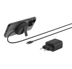 Belkin WIA011KQBK chargeur d'appareils mobiles Casque, Smartphone Noir USB Recharge sans fil Charge rapide Intérieure