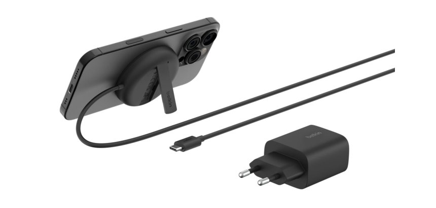 Belkin WIA011KQBK chargeur d'appareils mobiles Casque, Smartphone Noir USB Recharge sans fil Charge rapide Intérieure