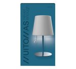 Muitomas Lampada da tavolo blu ottanio