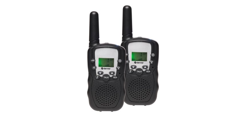Denver WTA-449 two-way radios 8 canales 446 MHz Negro